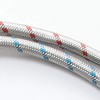 BWE 24" Length Faucet Connector, Braided Stainless Steel - 3/8"