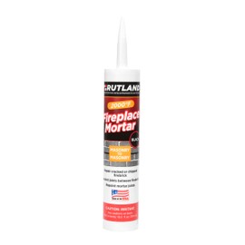 Rutland Fireplace Mortar Cartridge, 10.3 Fl Oz, Black - 63