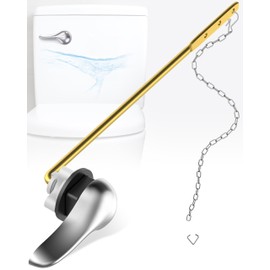 Toilet Flush Handle Replacement Kit: Front Universal Toilet Bowl Replacement Kit, Toilet Repair Kit Inside Tank Chain Flusher Handle Lever Replacement Parts Compatible with American Standard Mansfield