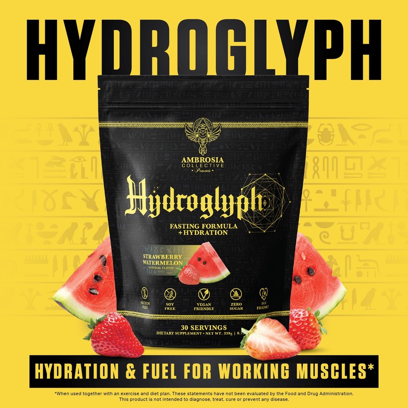 Ambrosia Hydroglyph Intraworkout Electrolytes Hydration Drink Mix | Sugar Free