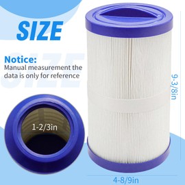 VIKKSAER PWW35L Hot Tub Filter Cartridge, Suitable for Swimming Pools Spas Hot Tubs Pumps, Replaces PWW35L-M PDY35P3 X268548 817-4035
