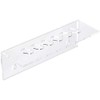 1PC Clear Acrylic 6-Slot Wall Mounted Scissors Holder Rack with