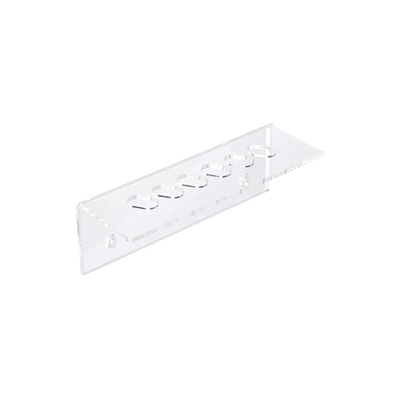 1PC Clear Acrylic 6-Slot Wall Mounted Scissors Holder Rack with
