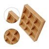 Divided Wooden Tray Multi Compartments Serving Tray for Hot Pot