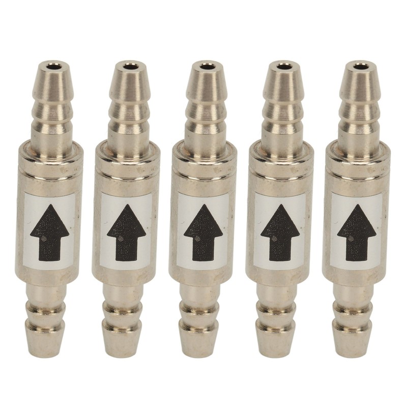 5Pcs 1 Way Check Valve Stainless Steel CO2 Check Valve