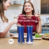 Blue Salt and Pepper Shakers by Aelga, Salt Shaker with