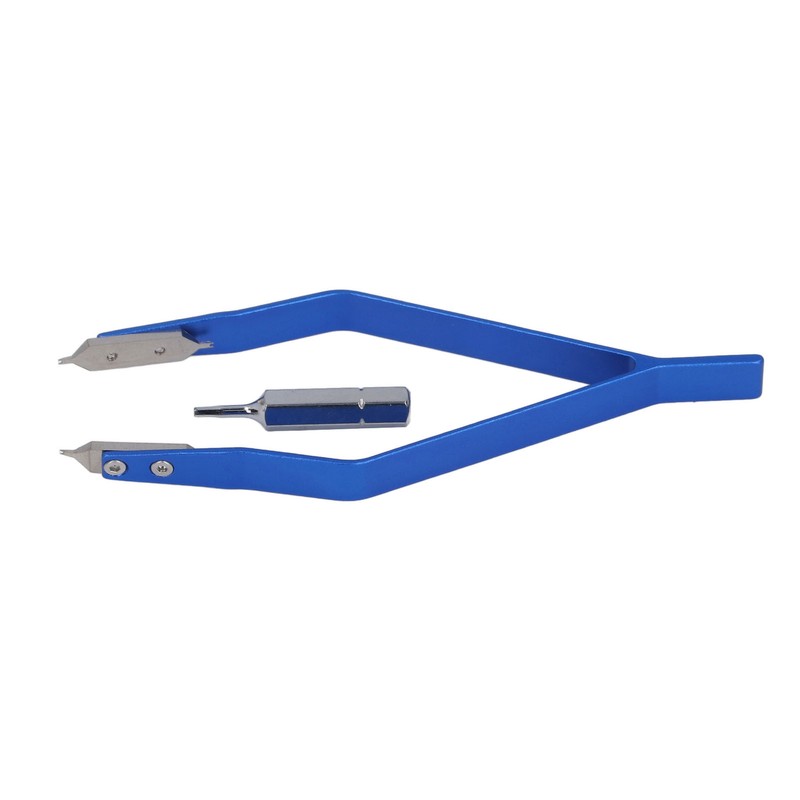 2PCS V Shape Spring Bar Tweezers Professional Alloy Steel Watch