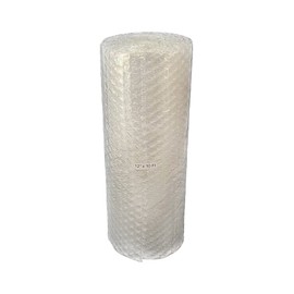 12" By 10 Feet Perforated Small Clear Bubble Cushioning Wrap Roll (3/16" thick bubbles)