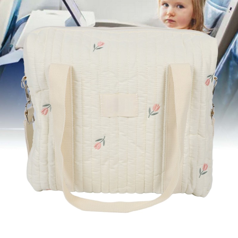 Baby Stroller Storage Bag Large Capacity Multifunctional Cotton Stroller Hanging