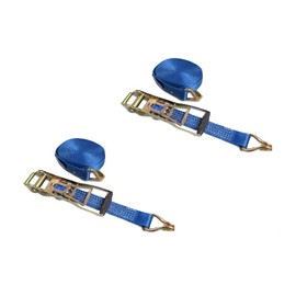 Ratchet Straps 50MM 5T 10M X2 (Ergonomic Reverse Tie Down Heavy Duty Claw Hook)