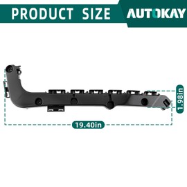 AUTOKAY Bumper Bracket for Jeep Grand Cherokee 2011-2018 Rear Right Side Replaces 55079222AI CH1143103