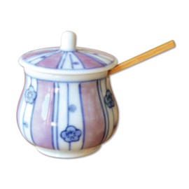 [有田焼] Maroon Plum Relish, 50-Pack (Bamboo Water with)