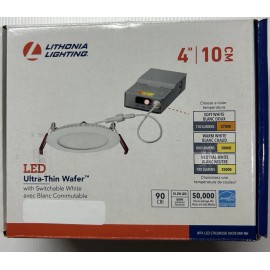 Lithonia Lighting WF4, 4" Wafer Oil-Rubbed Bronze Selectable LED Recessed Light