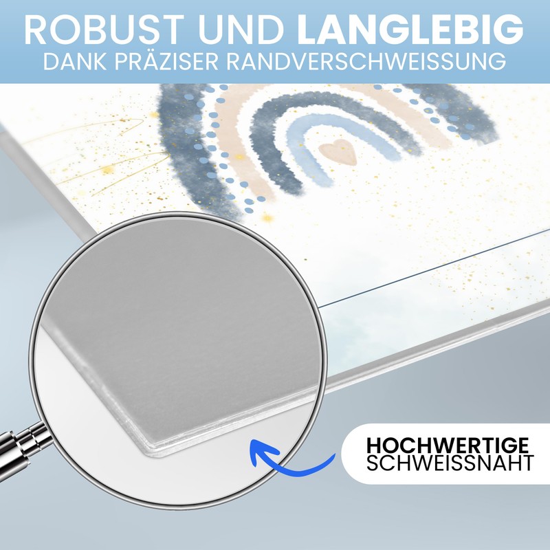 Creative Fox Vaccination Certificate Cover - Parent, rainbow watercolor, Minimalist