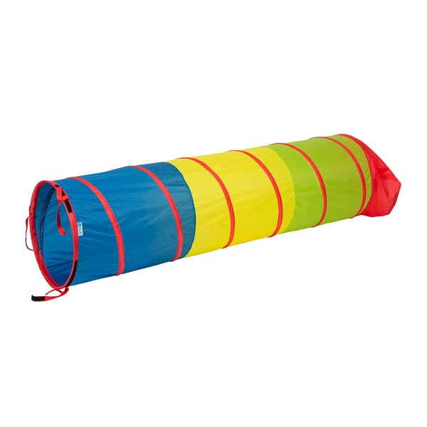 Pacific Play Tents 20560 Primary Colors 6' Play Tunnel 72" x 19" x 19"