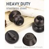 Brotima 3 Pack Entry Door Locksets with Single Cylinder Deadbolt,