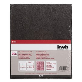 kwb Sandpaper Flint Economy Pack Wood and Paint, 810-960