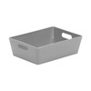 Wham Studio Basket Rectangular Cool Grey 3.01, Large