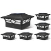 JOFIOS Solar Post Cap Lights Outdoor 6pack, Waterproof Solar Powered