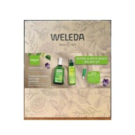 Weleda Before & After Beach Set Birch Cellulite Oil, 100ml & Skin Food Ultra-Light Dry Oil, 100ml & FREE Skin Food Cream for Hands, Face & Body, 10ml