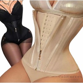 CaliCurves Faja Cinturilla Premium Entrenador Cintura Ropa Moldeadora                                                                                 