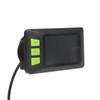 Electric Bike LCD Display Meter ABS 22.5mm 24V 36V 48V