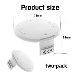 MUFUSHAN Grass trimmer spool cap, covers replacement for Ryobi One RAC124 (18V, 24V, 40V), Ryobi OLT1832 ONE+ wireless grass trimmer, Ryobi RY18LT33A cordless grass trimmer, AC14RL3A, OLT1823