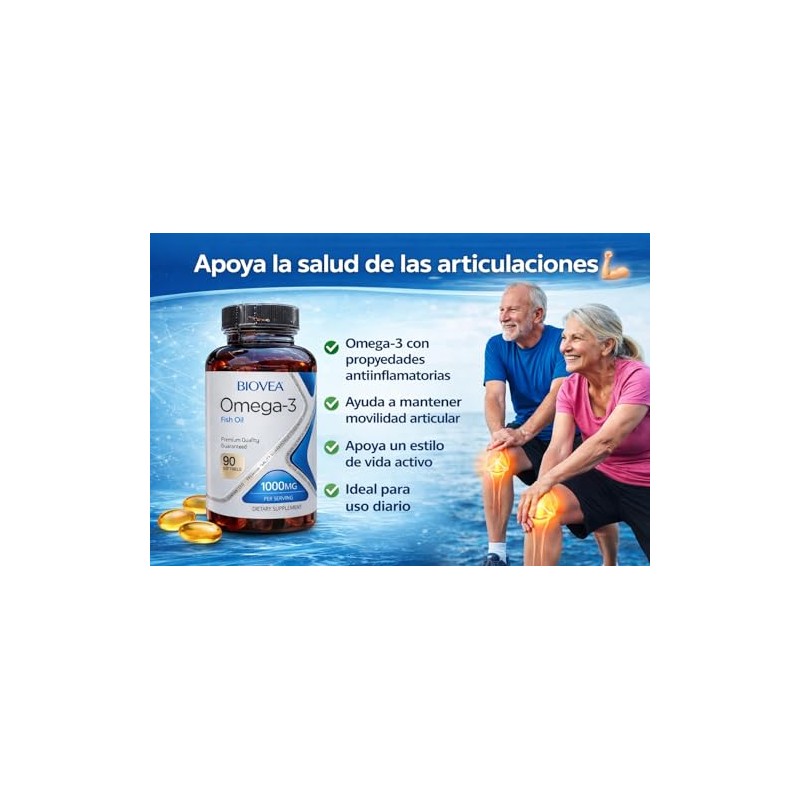 Biovea | Omega 3 de Anchoa Salvaje 1000 Mg |