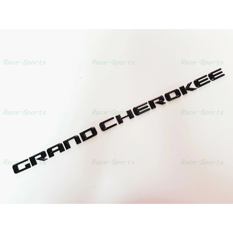 Jeep NEW 2PCS Kits Gloss Black GRAND CHEROKEE 3D Letters
