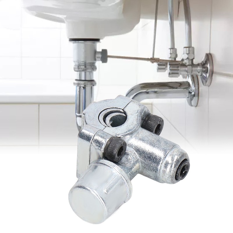 4Pcs Piercing Valve Zinc Alloy Line Tap Valves 3 in