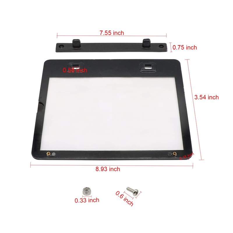 Drive-up Golf Cart Black Deluxe Message Holder for Club Car