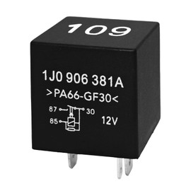 Main Power Supply Relay #109 / 1J0 906 381 A Compatible with VW Bora Golf MK4 Beetle Polo A3 Octavia TDI