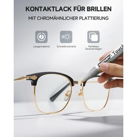 PARTS4EV Champagne Rose Gold Glasses Scratch Repair & Colour Refresher Pen – Exclusive for Metal Frames – Scratch Remover, Glasses Care Repair Kit