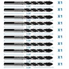 10-Piece 3/16" Masonry Drill Bits for Tile Glass Ceramic Wall