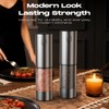 Electric Salt and Pepper Grinder Set, Rechargeable Automatic Salt and