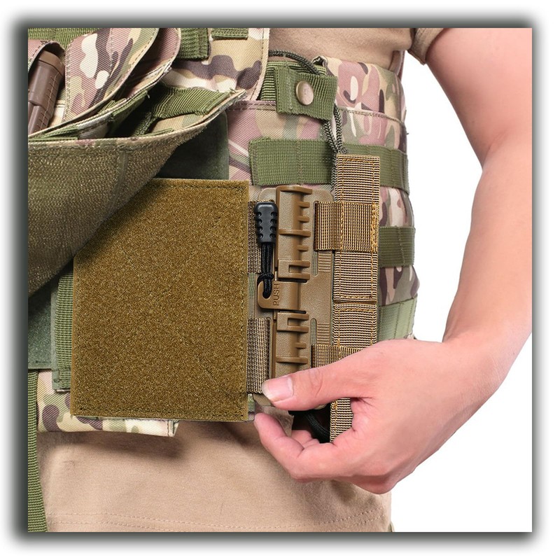 zhenchy MOLLE Vest Quick Release Buckle Set Quick Release Cummerbund