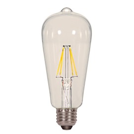 Satco S9581 Medium Bulb in Light Finish, 5.50 inches, 1 Count (Pack of 1), Clear