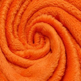 Stoffbook Wellness Fleece Fabric Soft Fabric E223 (Orange)