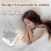 Máquina Ruido Blanco Bebé Dormir Con Luz Nocturna 28 Sonido