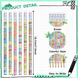 emzrivo 24 Pieces Bible Verses Pencils Back to School Pencils Religious Pencils Assorted Inspirational Pencils Colorful Pencils Christian Pencils for Teacher, 6 Styles(24)