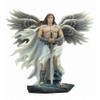 VERONES 11 Inch Six Winged Guardian Angel Statue with Serpent Figure Catholic Decor