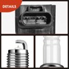 A-Premium Set of 4 Ignition Coil Pack and Iridium Spark