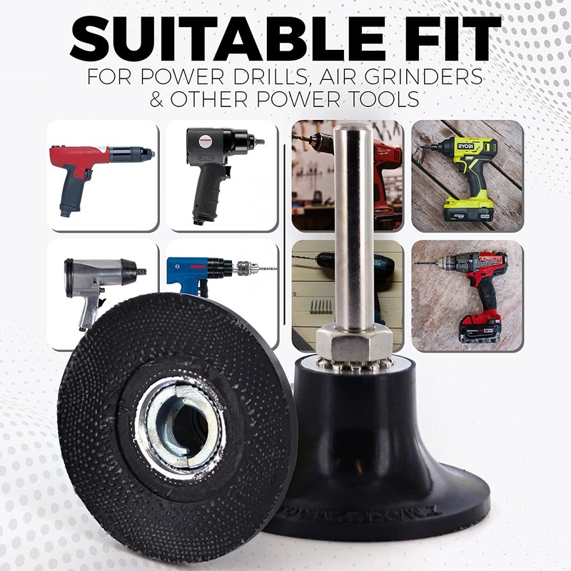 3 Pack 2 Inch Quick Change Disk Pad Holder Disc