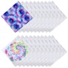 ZUYYON 20 Pcs White Bandana Bulk for Tie Dye Party