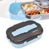 Lunch Box Removable Tray Keep Warm Function Food Grade Plastic