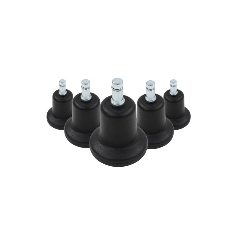 hjh OFFICE 619003 5x Floor Gliders Office Chair Stand No.