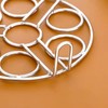 Egg Steaming Rack, 6.2 Inch 7 Egg Hole Round Food