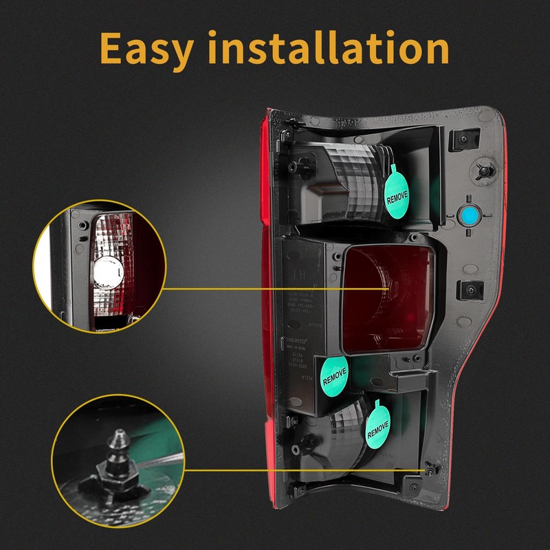MiKaFex Left Driver Side Rear Tail Light Assembly Compatible with
