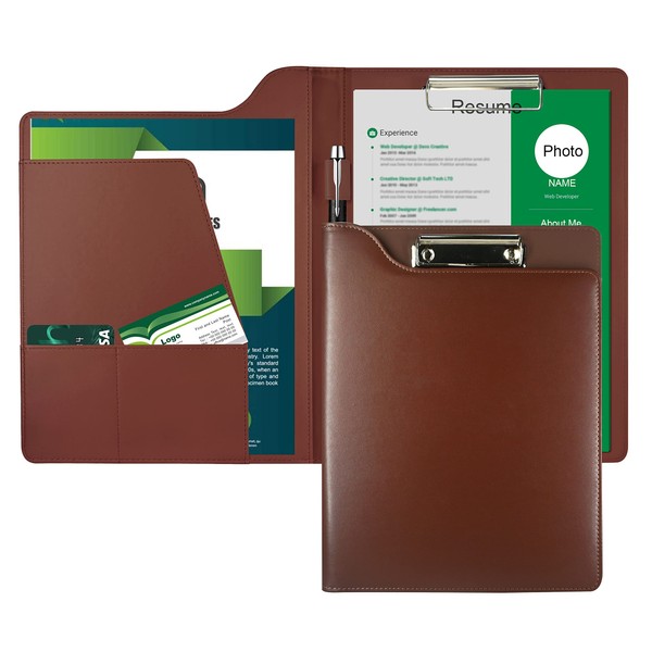 KUZARVO Portfolio Folder Binder-Business Leather A4 Padfolio Portfolio, Durable and