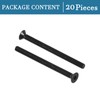 QUARKZMAN M3 x 40 mm Hex Socket Flat Head Countersunk